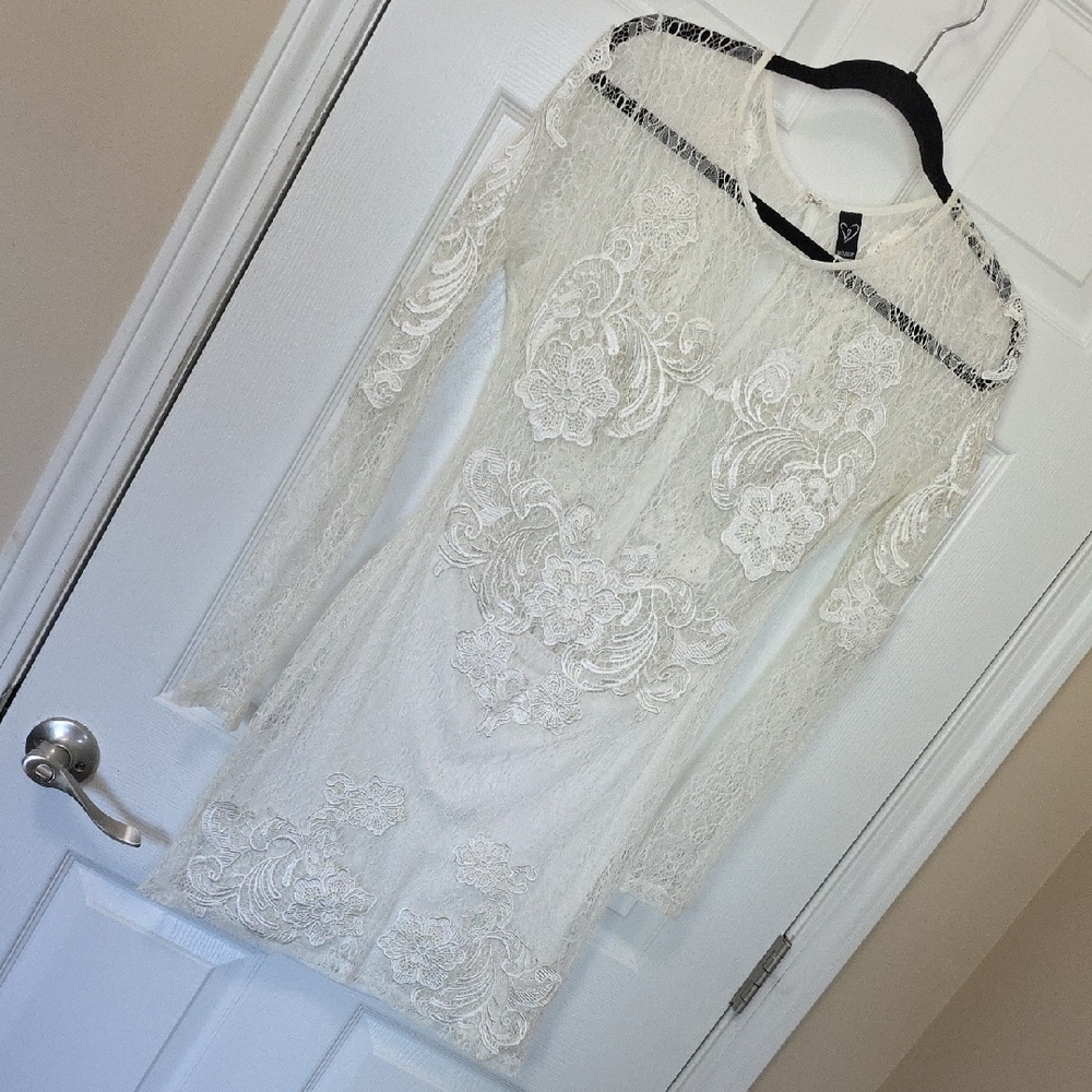Windsor Cream Lace Dress